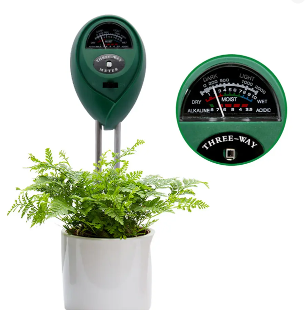 Soil Moisture Sensor - Misuratore PH da giardino Luce solare