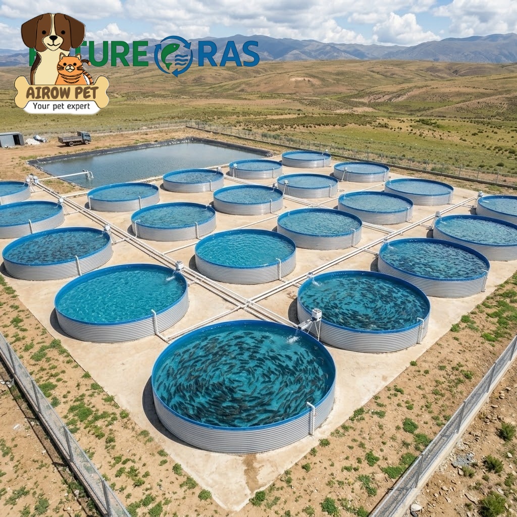 Farm Pond Liner - AIROW FUTURERAS 5*1.2m Vasche per Pesci