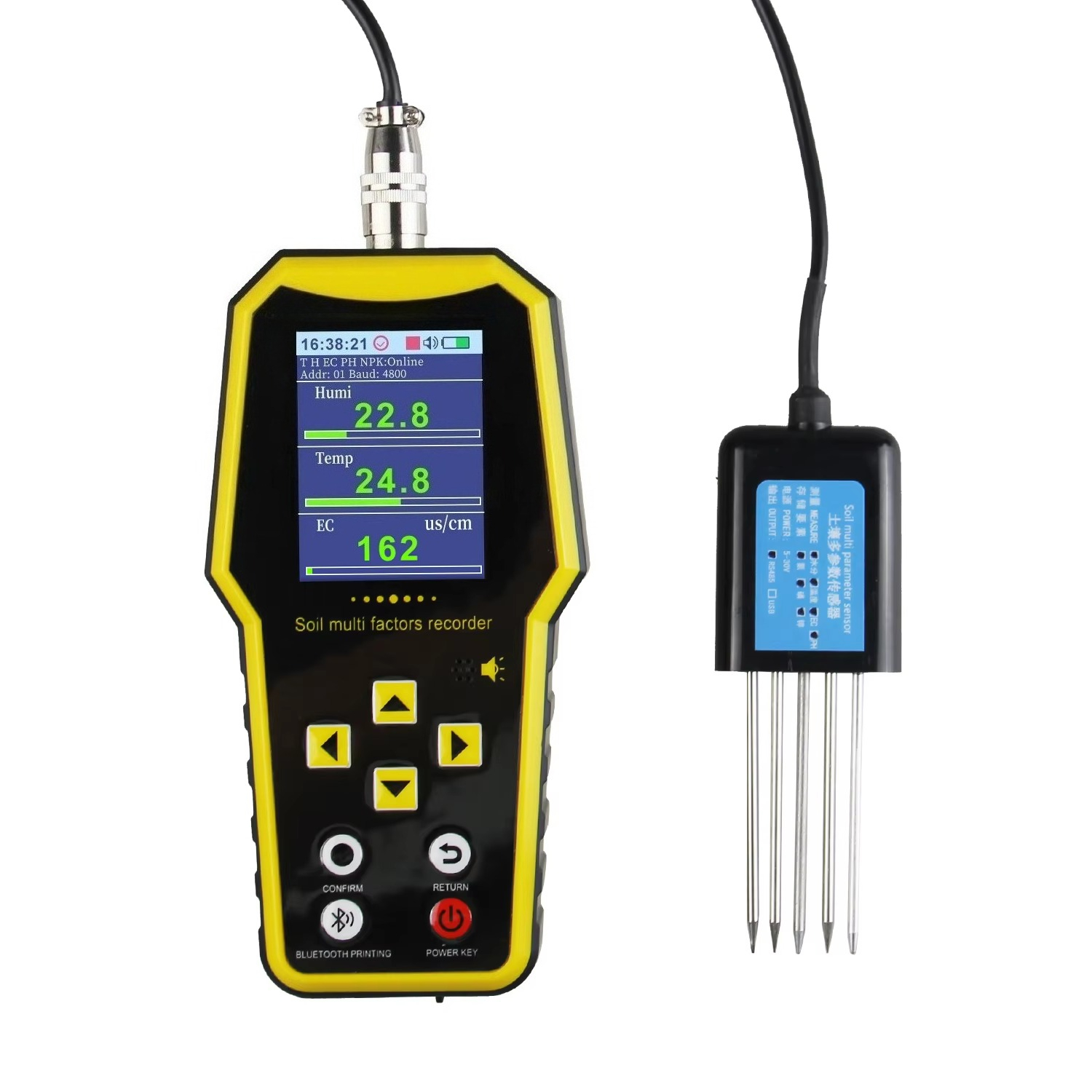 Tester portatile del valore pH - Soil Moisture Sensor recensione e prezzo